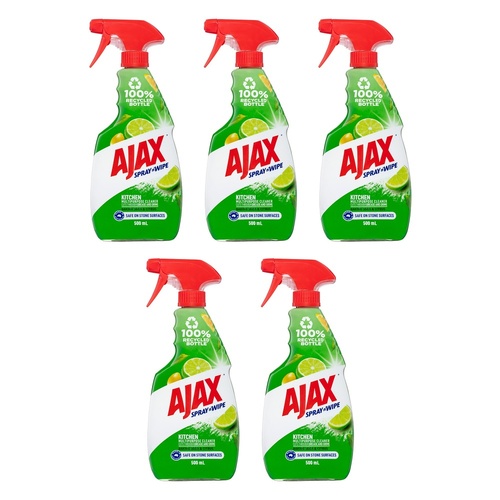 Ajax Spray n' Wipe Stonesafe Baking Soda 500mL Pack of 5