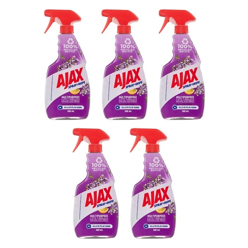 Ajax Spray n' Wipe Lavender & Citrus 500mL Pack of 5