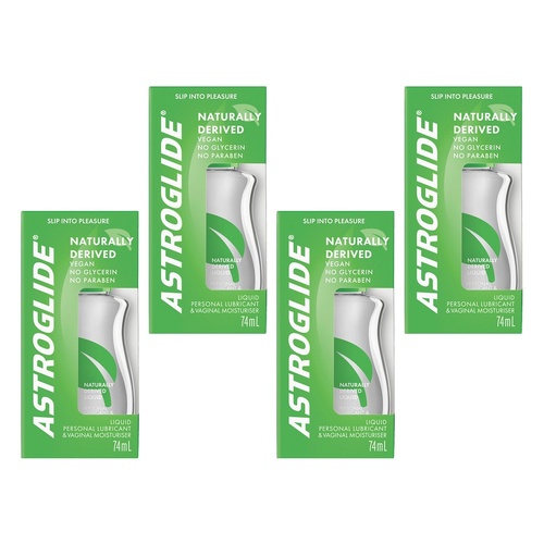 Astroglide Naturally Derived Liquid 74mL x 6 Bundle of 4