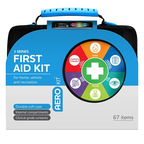 AERO Aerokit 3 Series Black First Aid Kit