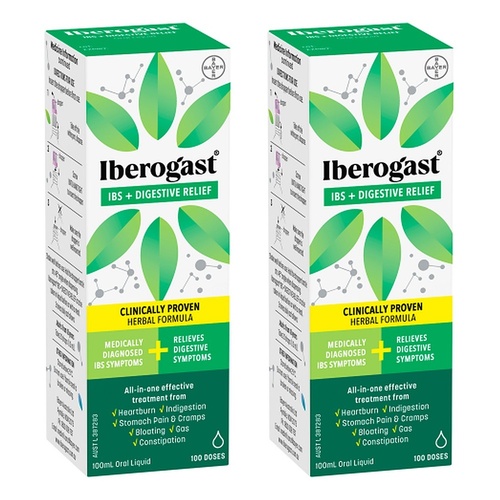 Iberogast IBS + Digestive Relief 100mL Pack of 2
