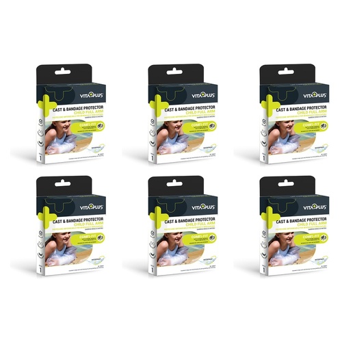 Vitaplus Cast Protector Child Full Arm Pack of 6