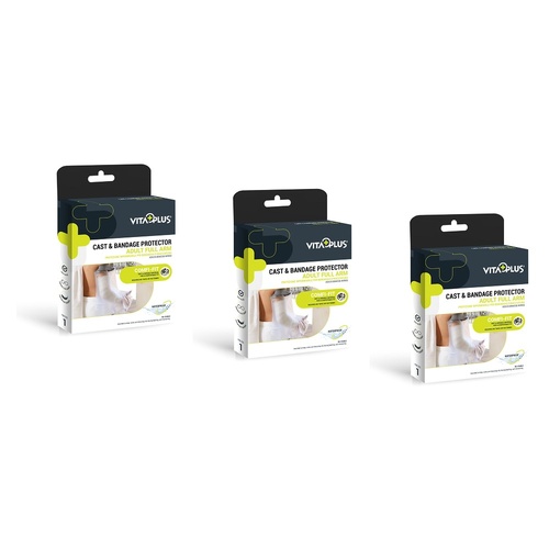 Vitaplus Cast Protector Adult Full Arm Pack of 3