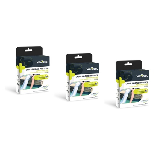 Vitaplus Cast Protector Adult Full Leg Pack of 3