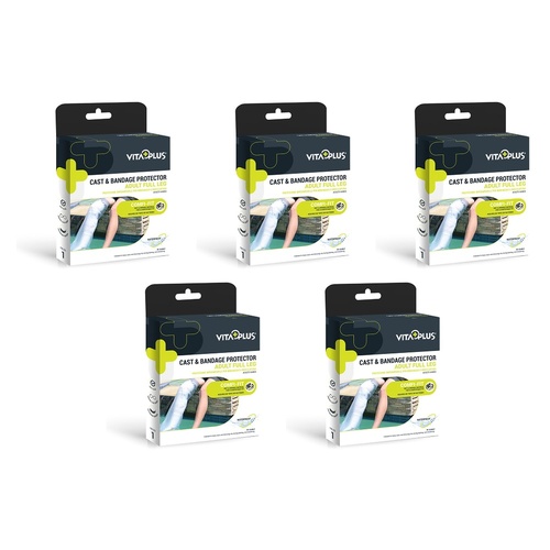 Vitaplus Cast Protector Adult Full Leg Pack of 5