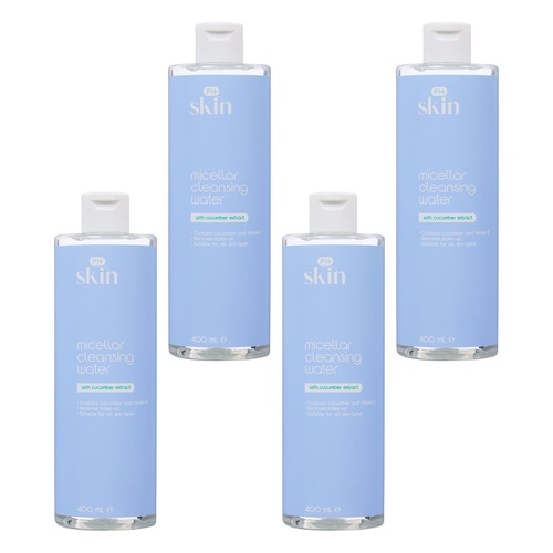 Pharmacy Health Micellar Cleansing Water 400ml Pack of 4
