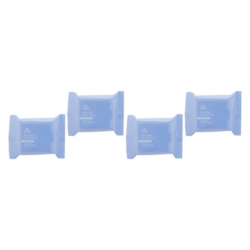 Pharmacy Health Sensitive Face Wipes 25 Pack Bundle of 4