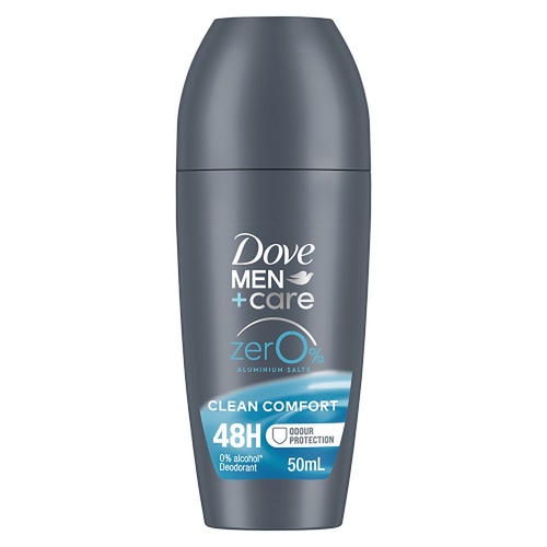 Dove Men+Care 0% Aluminium Roll-On Clean Comfort 50mL