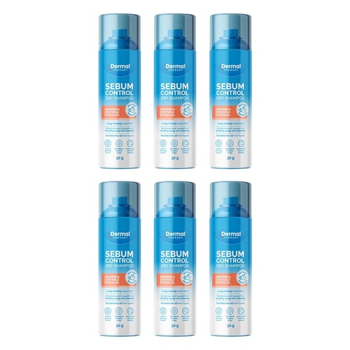 Dermal Therapy Sebum Control Dry Shampoo 30g Pack of 6