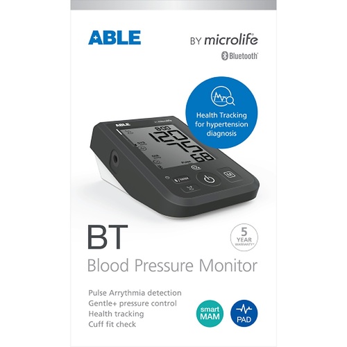 Able Bluetooth Blood Pressure Monitor