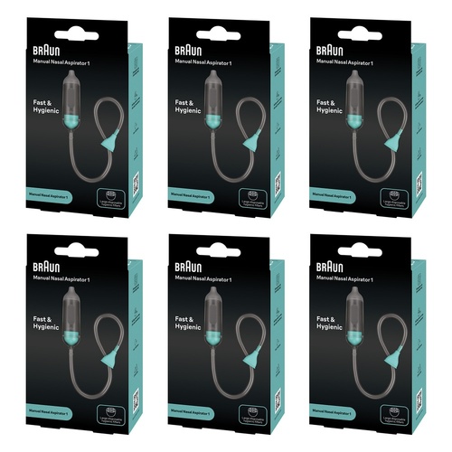 Braun Manual Nasal Aspirator Pack of 6