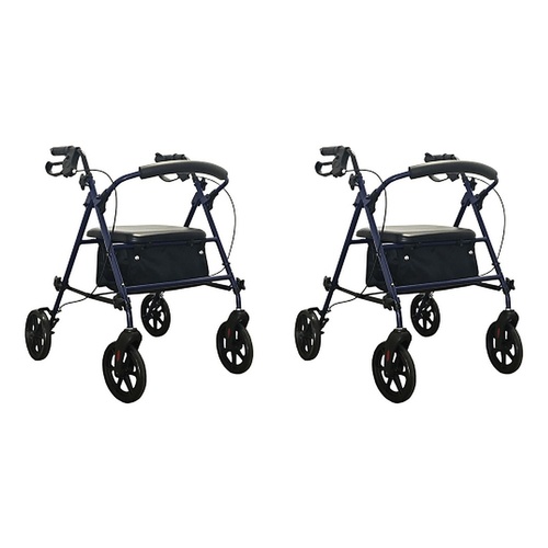 Making Life Easy Rollator Height Adjustable Blue Pack of 2