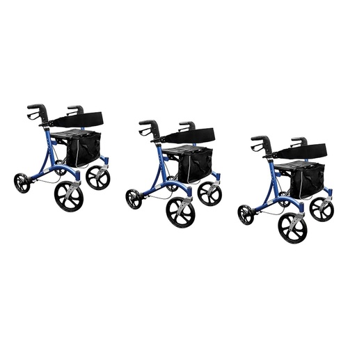 Making Life Easy Rollator Side Fold Blue Pack of 3