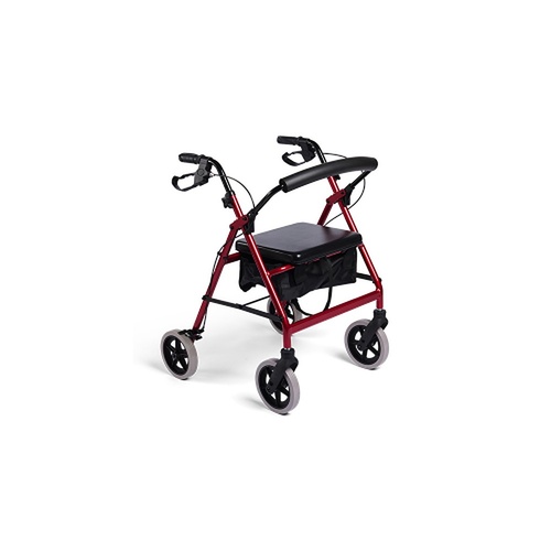 Making Life Easy Rollator 8 Fixed Frame Burgundy