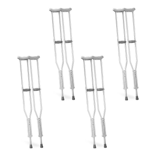 Making Life Easy Underarm Aluminium Crutches Youth Pair Pack of 4