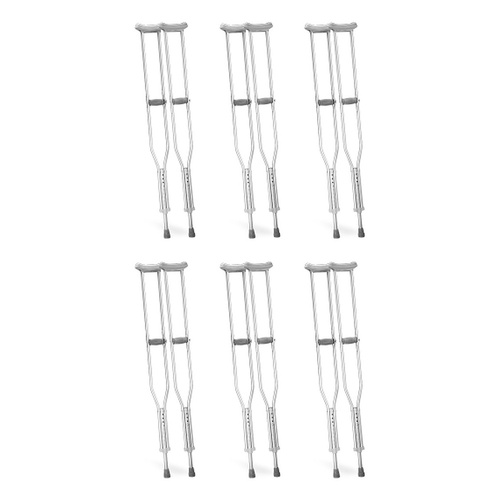 Making Life Easy Underarm Aluminium Crutches Youth Pair Pack of 6