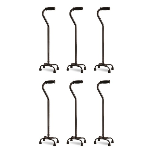 Making Life Easy Quad Cane Black Pack of 6