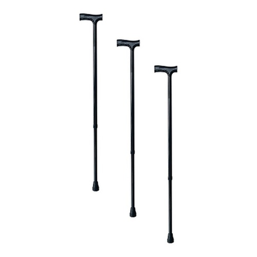 Making Life Easy T Handle Walking Cane Black Pack of 3