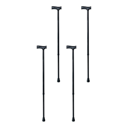 Making Life Easy T Handle Walking Cane Black Pack of 4