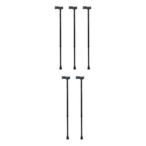 Making Life Easy T Handle Walking Cane Black Pack of 5