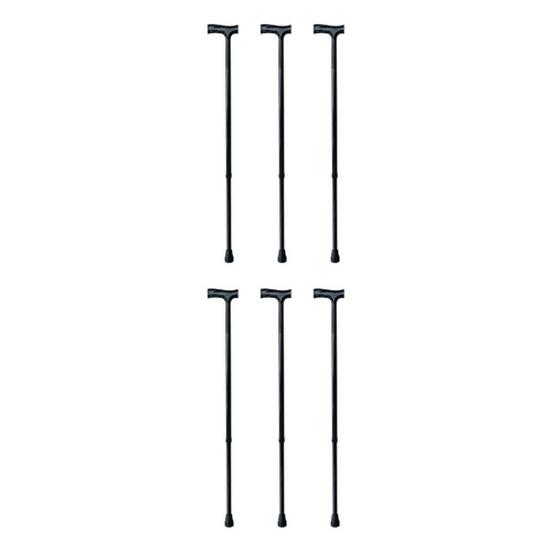 Making Life Easy T Handle Walking Cane Black Pack of 6