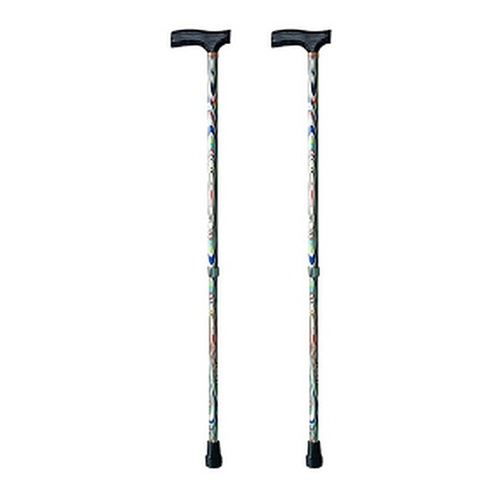 Making Life Easy T Handle Walking Cane Green Pack of 2