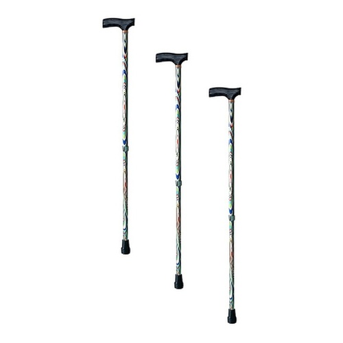 Making Life Easy T Handle Walking Cane Green Pack of 3