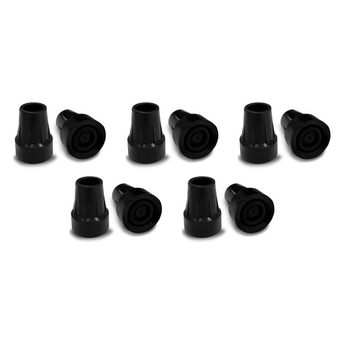 Making Life Easy Walking Cane Tip 19mm Black Pack of 5