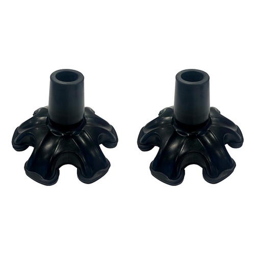 Making Life Easy Self-Standing Cane Tip 19mm Black Pack of 2