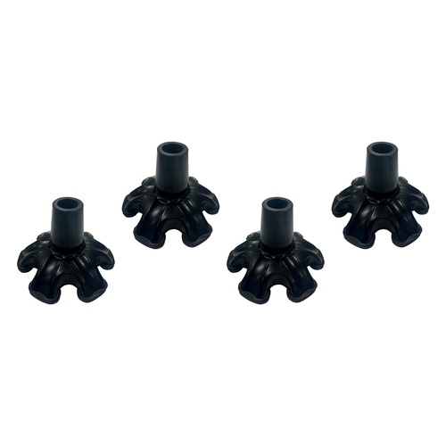 Making Life Easy Self-Standing Cane Tip 19mm Black Pack of 4