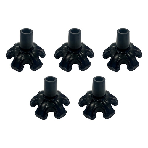 Making Life Easy Self-Standing Cane Tip 19mm Black Pack of 5