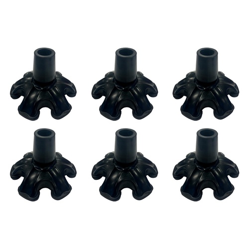 Making Life Easy Self-Standing Cane Tip 19mm Black Pack of 6