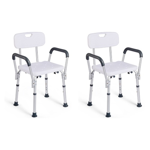 Making Life Easy Shower Chair Aluminium Armrest Pack of 2