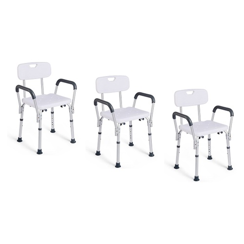 Making Life Easy Shower Chair Aluminium Armrest Pack of 3
