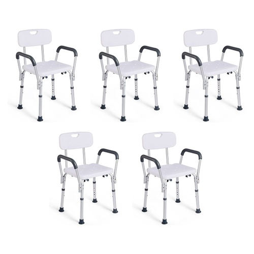 Making Life Easy Shower Chair Aluminium Armrest Pack of 5