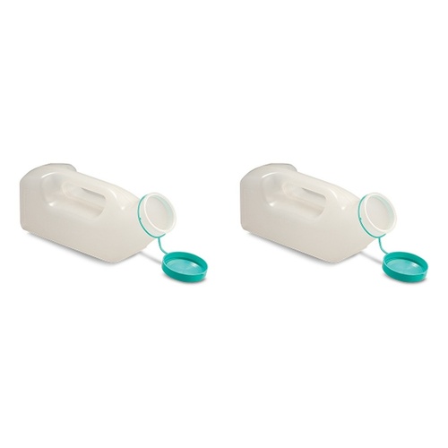 Making Life Easy Male Urinal with Lid Pack of 2