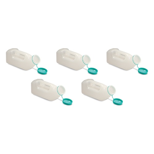 Making Life Easy Male Urinal with Lid Pack of 5