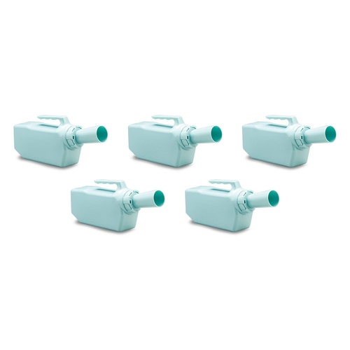 Making Life Easy Male Urinal Spil-Pruf Green Pack of 5