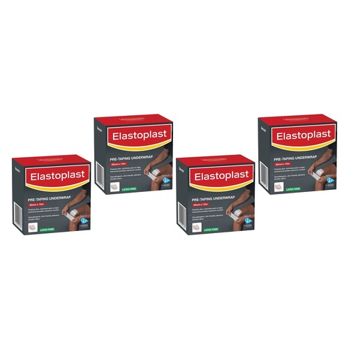 Elastoplast Pre-Taping Underwrap 50mm x 10m Pack of 4