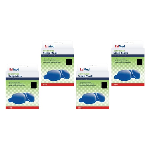 EziMed Contoured Sleep Mask x 6 Bundle of 4