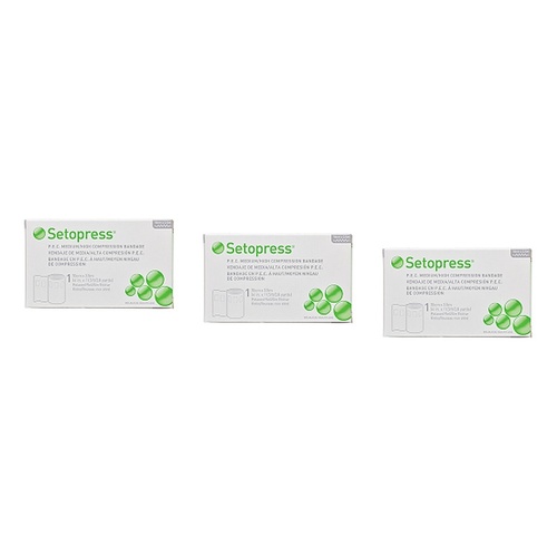 Molnlycke Setopress Relaxed Bandage 10cm x 3.5m Pack of 3