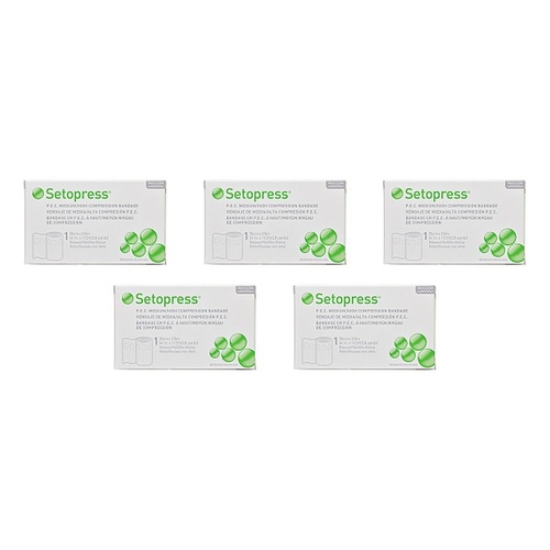 Molnlycke Setopress Relaxed Bandage 10cm x 3.5m Pack of 5