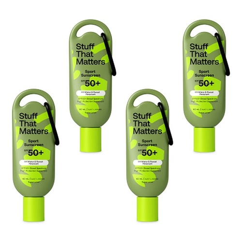 Stuff That Matters SPF 50+ Sport Sunscreen 60mL Pack of 4