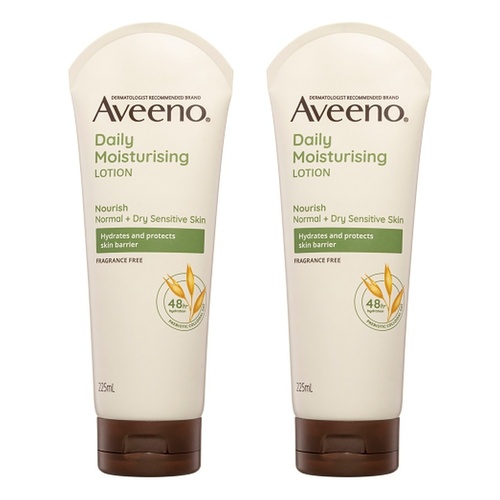 Aveeno Nourish Daily Moisturising Body Lotion 225mL Pack of 2