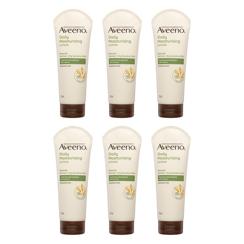 Aveeno Nourish Daily Moisturising Body Lotion 225mL Pack of 6