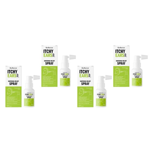 BioRevive Soothing Relief Spray 30mL Pack of 4