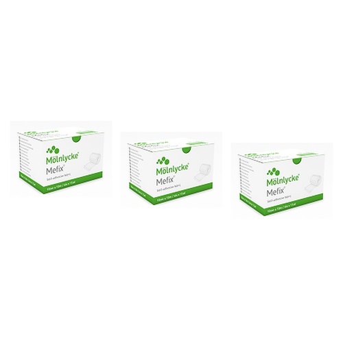 Mefix Fabric Dressing Tape 10cm x 10m 1 Roll Pack of 3