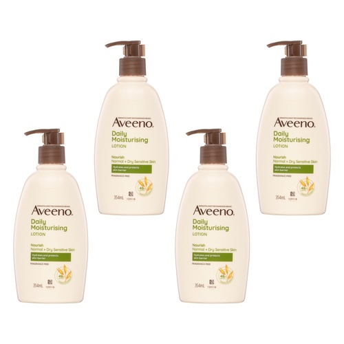 Aveeno Nourish Daily Moisturising Body Lotion 354mL Pack of 4