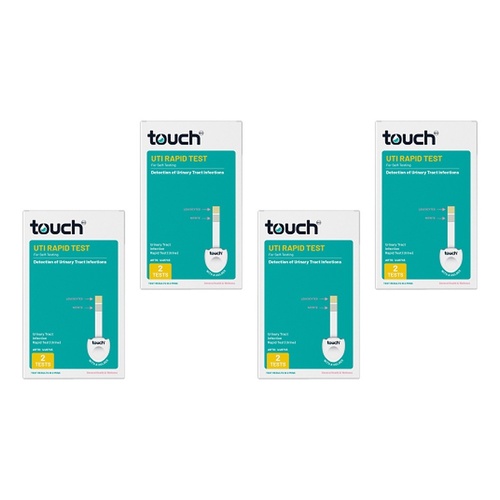 TouchBio UTI Self Test 2 Pack Bundle of 4