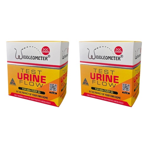 Widdleometer Urine Flow Test for Men Pack of 2